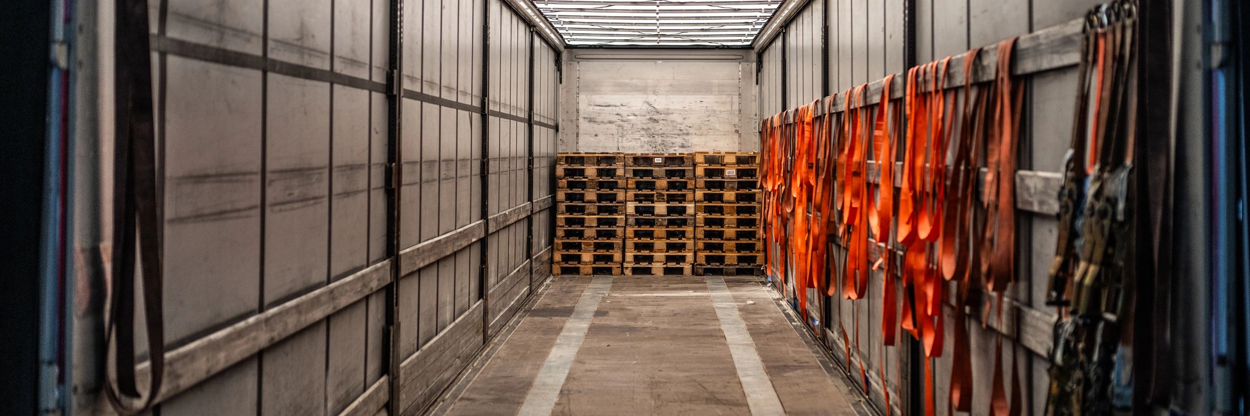 Industrial shipping container interior